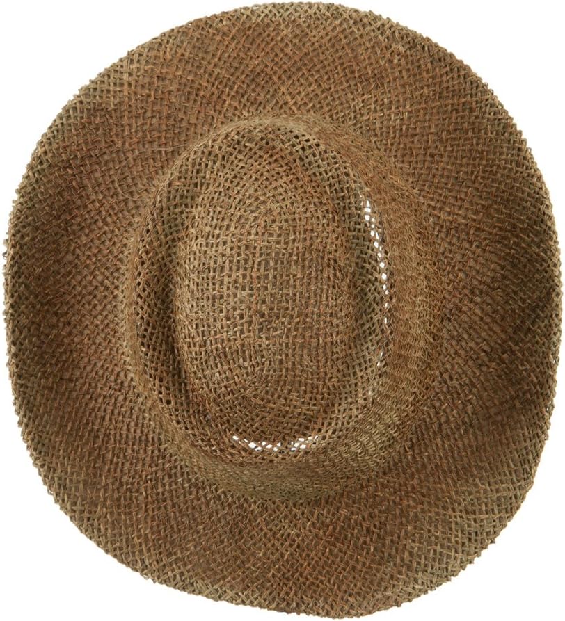 Outdoor Sea Grass Straw Gambler Hat - Image 5