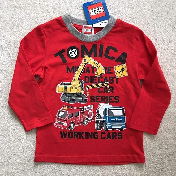 トミカ はたらくくるまプリント 長袖tシャツ ロンt ベビー 90 男の子 Tシャツ 通販 トミカ はたらくくるまプリント 長袖tシャツ ロンt ベビー 90 男の子 Tシャツ 通販