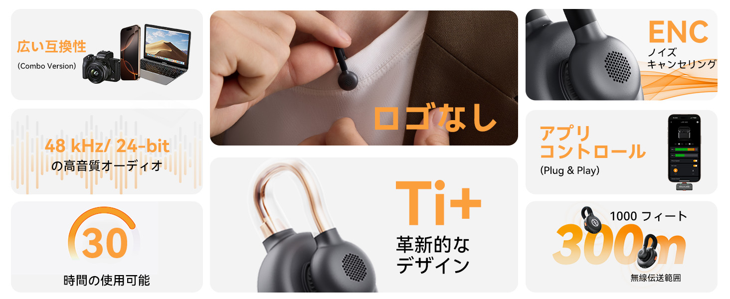 Amazon.co.jp: Hollyland Lark M2S Mini Combo (Camera RX+USB-C RX