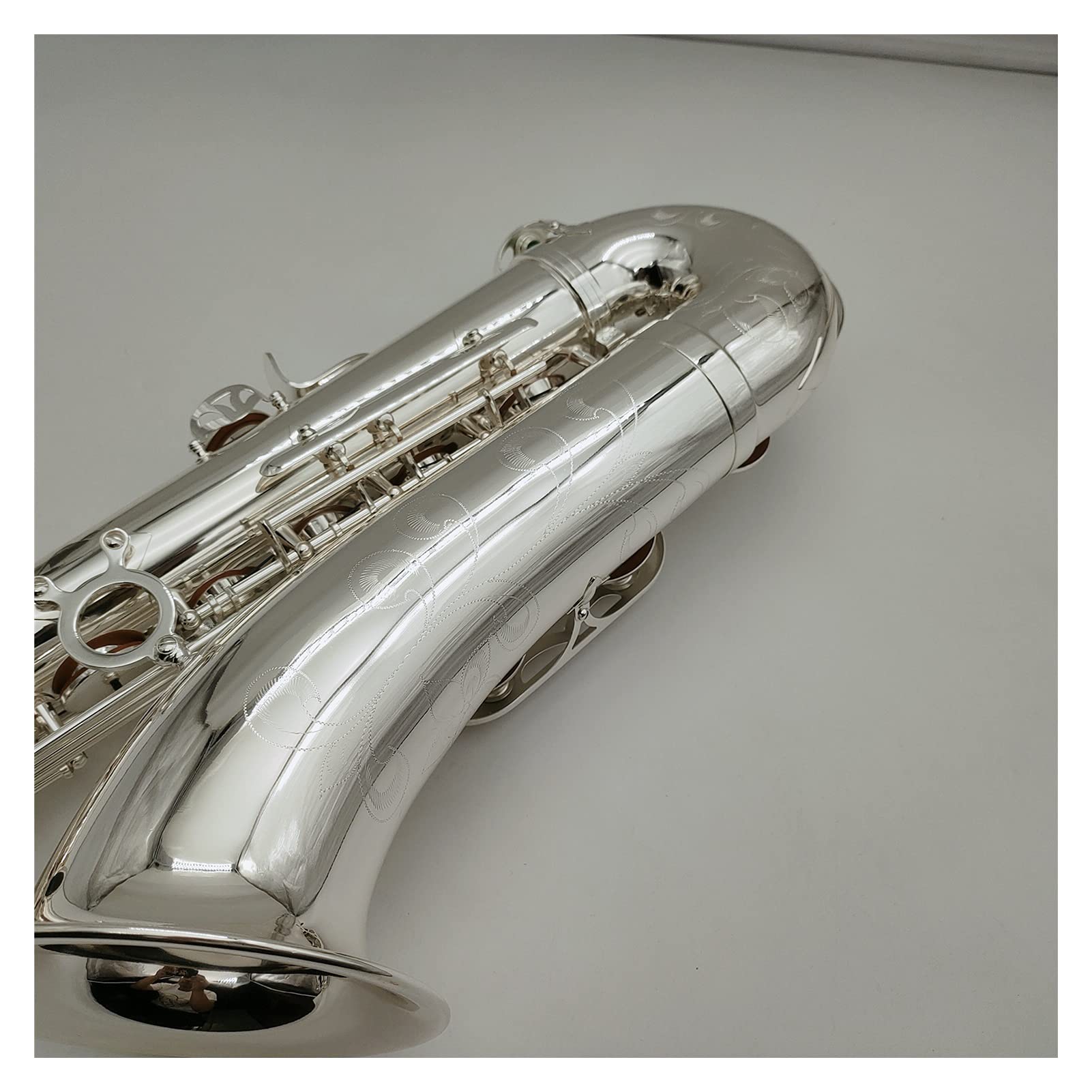 Sax Principianti Kit Strumento Musicale Professionale Placcato Tunor Saxophone BB Tunor Strumento Musicale Professionale con Cassaforte Strumento a fiato