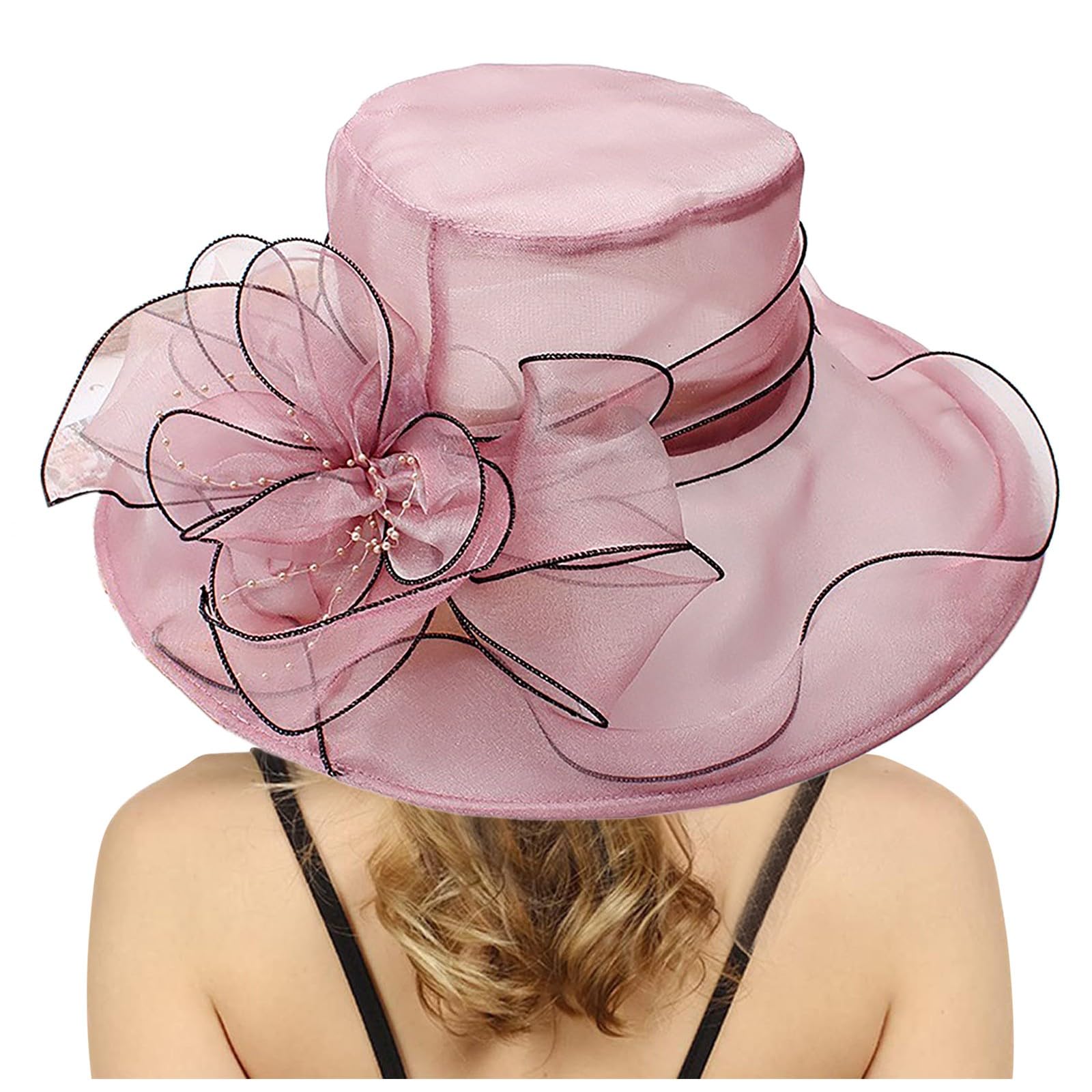 Fulidngzg Sombrero Mujer Sombrero Pescador Mujer Sombrero Playa Personalizado Verano Gorro Playa Mujer Elegante Gorro Pescador Plegable Sombrero Mujer Protección Sol Sombrero Paja Mujer ala Ancha