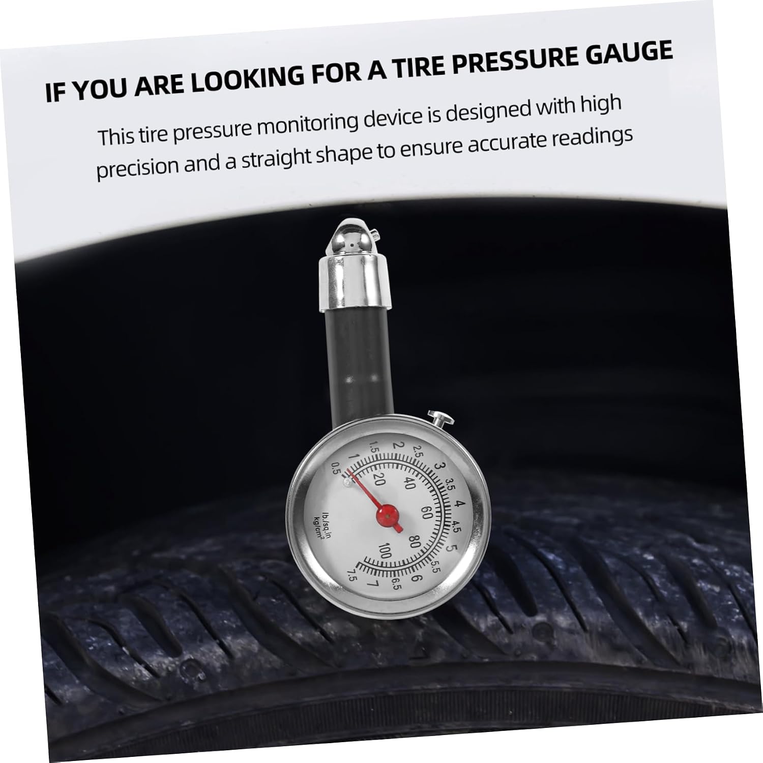 High Precision Car Tire Pressure Gauge Pressure Gauge Tires Protective Case for Vehicles
