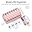 Weekly Pill Organizer 2 Times a Day, KOVIUU Large Travel Pill Box 7 Day, Am Pm Twice Daily Pill Case with Rotatable Handle, Pill Holder Container for Vitamin, Medicine, Supplement, Fish Oil, Pink