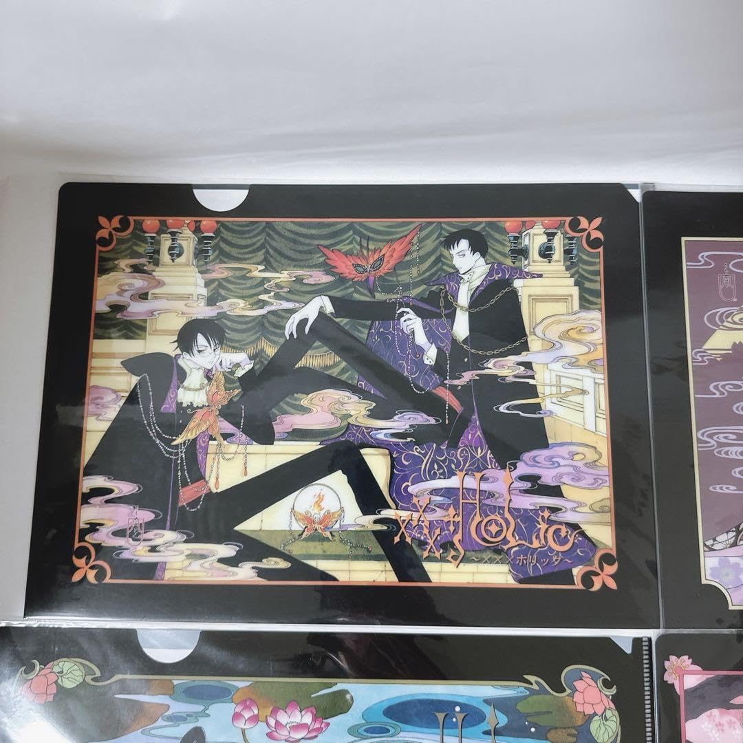 ゆうゆう　心温まる天才！クリア・クリムゾン真作保証作品　ゴキゲンチラノくん Amazon.co.jp: XXXHOLiC CLAMP 原作絵 クリアファイル 侑子 四月一日