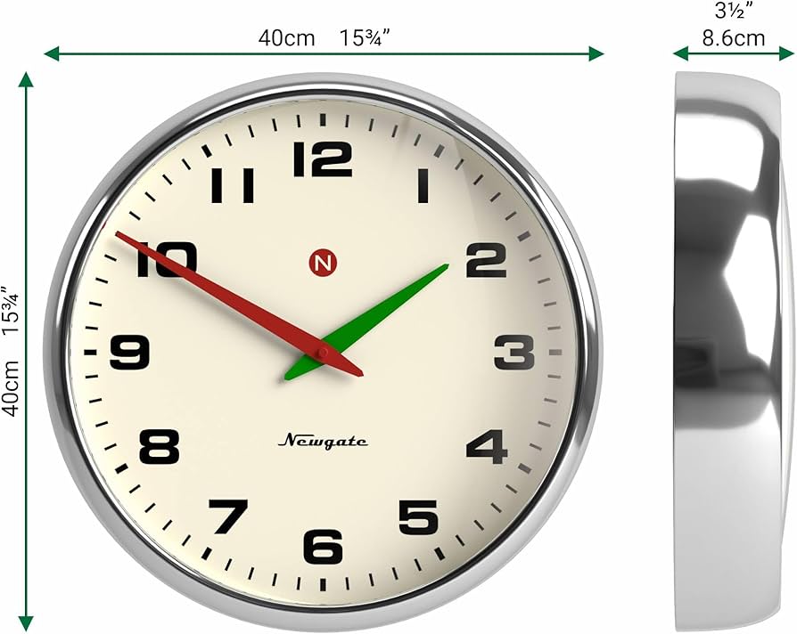 NEWGATE Brixton Wall Clock Chrome 掛け時計 NEWGATE Brixton Wall NEWGATE Brixton Wall Clock Chrome 掛け時計 NEWGATE Brixton Wall