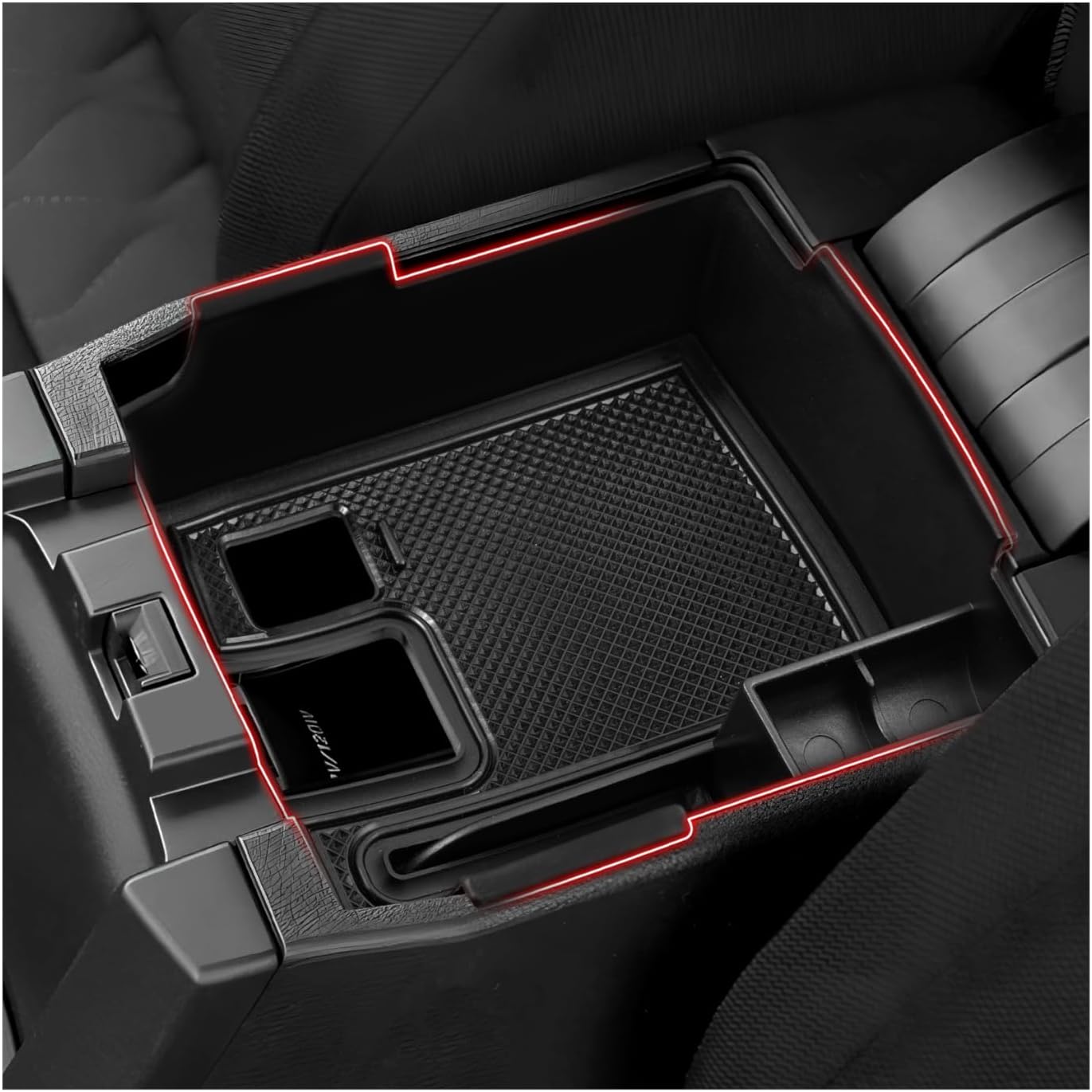 Autorder Center Console Organizer for 2019-2024 Toyota Corolla/ 2022 2023 2024 Corolla Cross Accessories Armrest Storage Box Secondary Insert Tray with Anti-Slip Mat