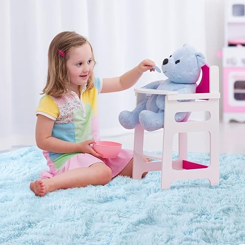 Miniatura 4 de Merelax - Alfombra moderna de pelo largo y suave para habitación, sala, dormitorio de niños y guardería, alfombra decorativa suave, cómoda y