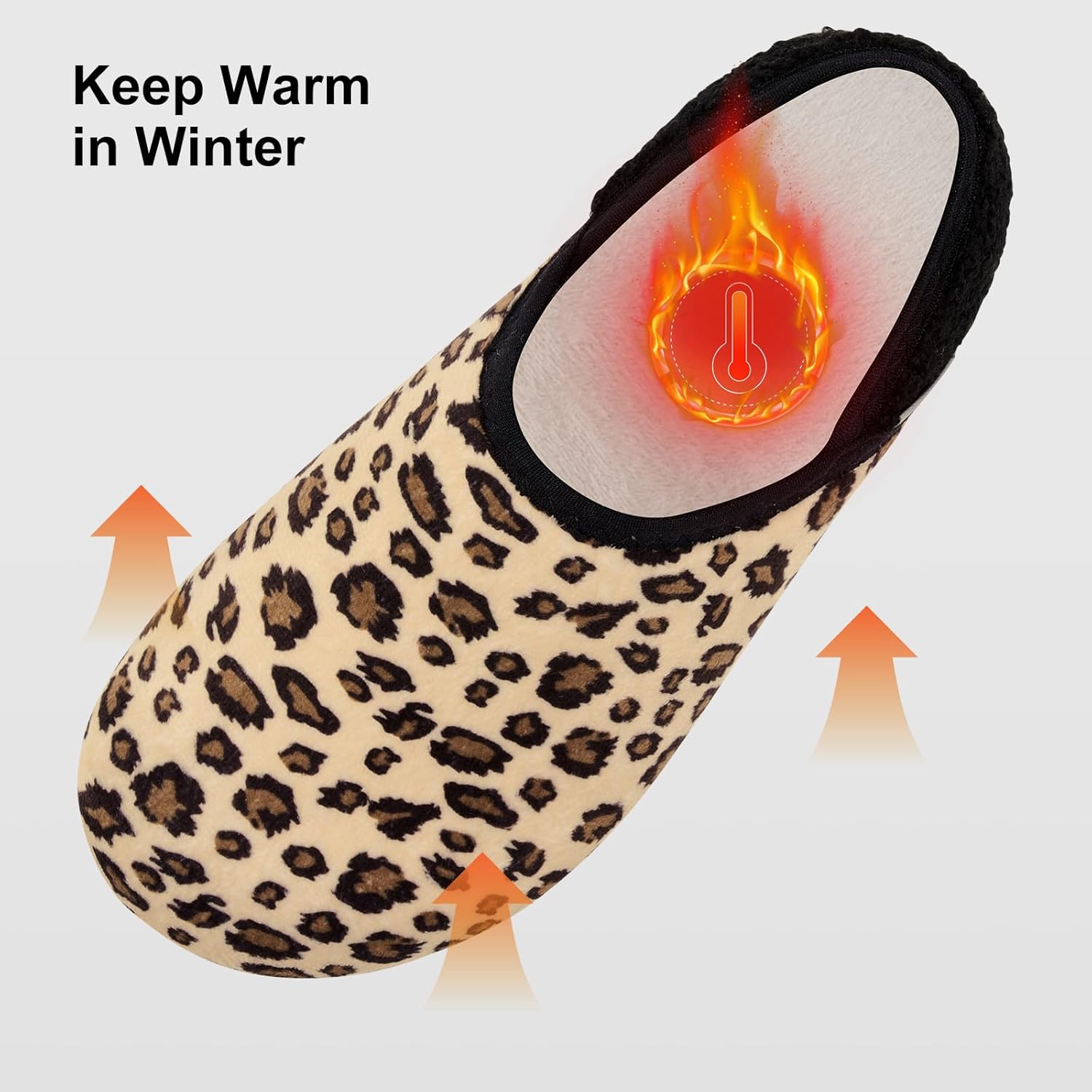 VIFUUR House Slippers for Women Men Slip on Indoor Barefoot Slipper Socks Fuzzy Cozy Sock Shoes for Home Bedroom Travel - Image 6