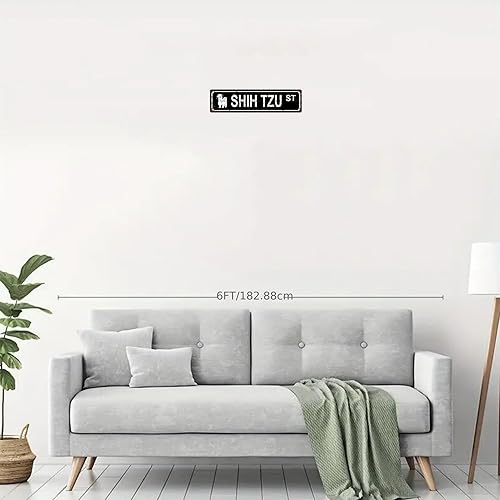 Miniatura 3 de SHIH TZU ST DOG - Letrero de metal para bar, cafetería, garaje, cueva, hogar, habitación, baño, granja, jardín, porche, decoración de patio, 16 x 4