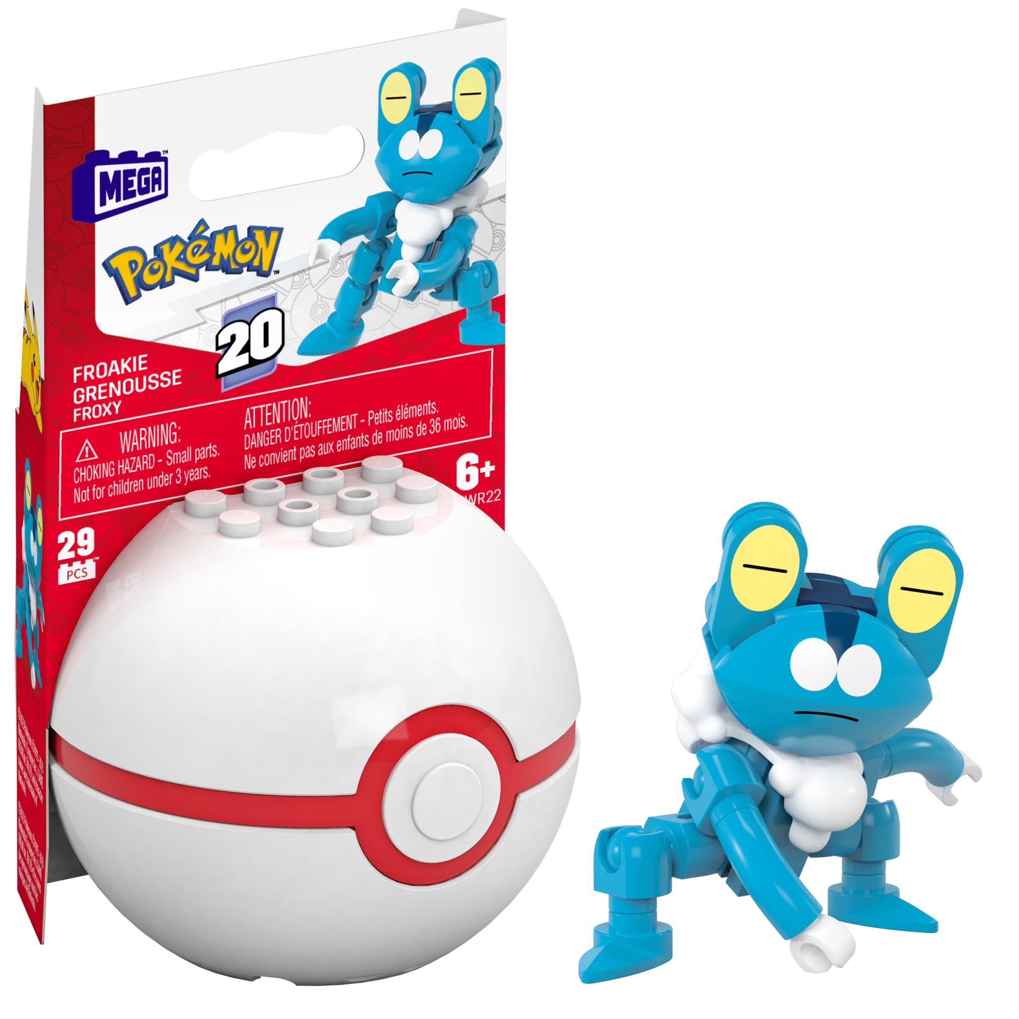 Amazon.com: Mega Pokemon - Pokeball Construx Series 20 : Toys & Games