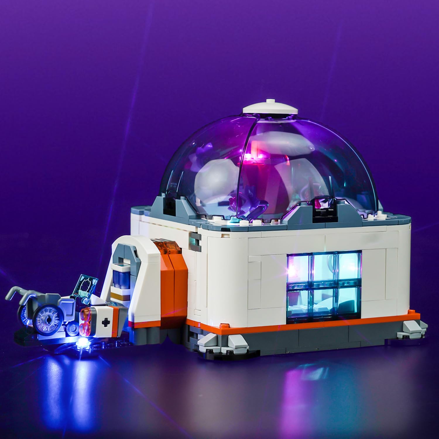 LocoLee LED Light Kit Compatible with Lego City Space Science Lab 60439 - No Models Only Light, Creative Lighting Set Accessories Compatible with Lego