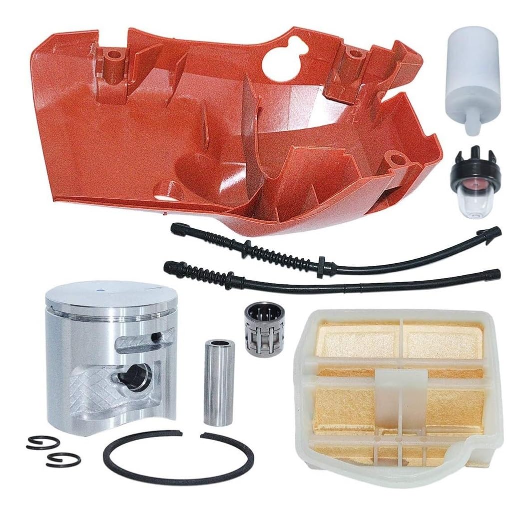 Kit de cubierta de cilindro y filtro de aire de 44 mm para motosierra