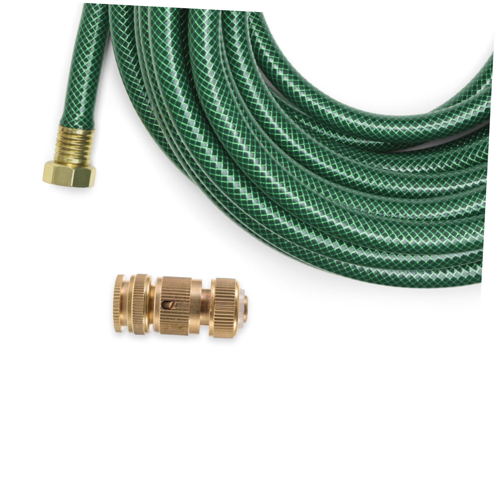 SOLUSTRE 5paia Raccordo Rapido per Tubo da Giardino Connettore per Tubo Flessibile Compatibile con Lavatrici e Irrigazione Resistente alla Corrosione e Facile da Installare