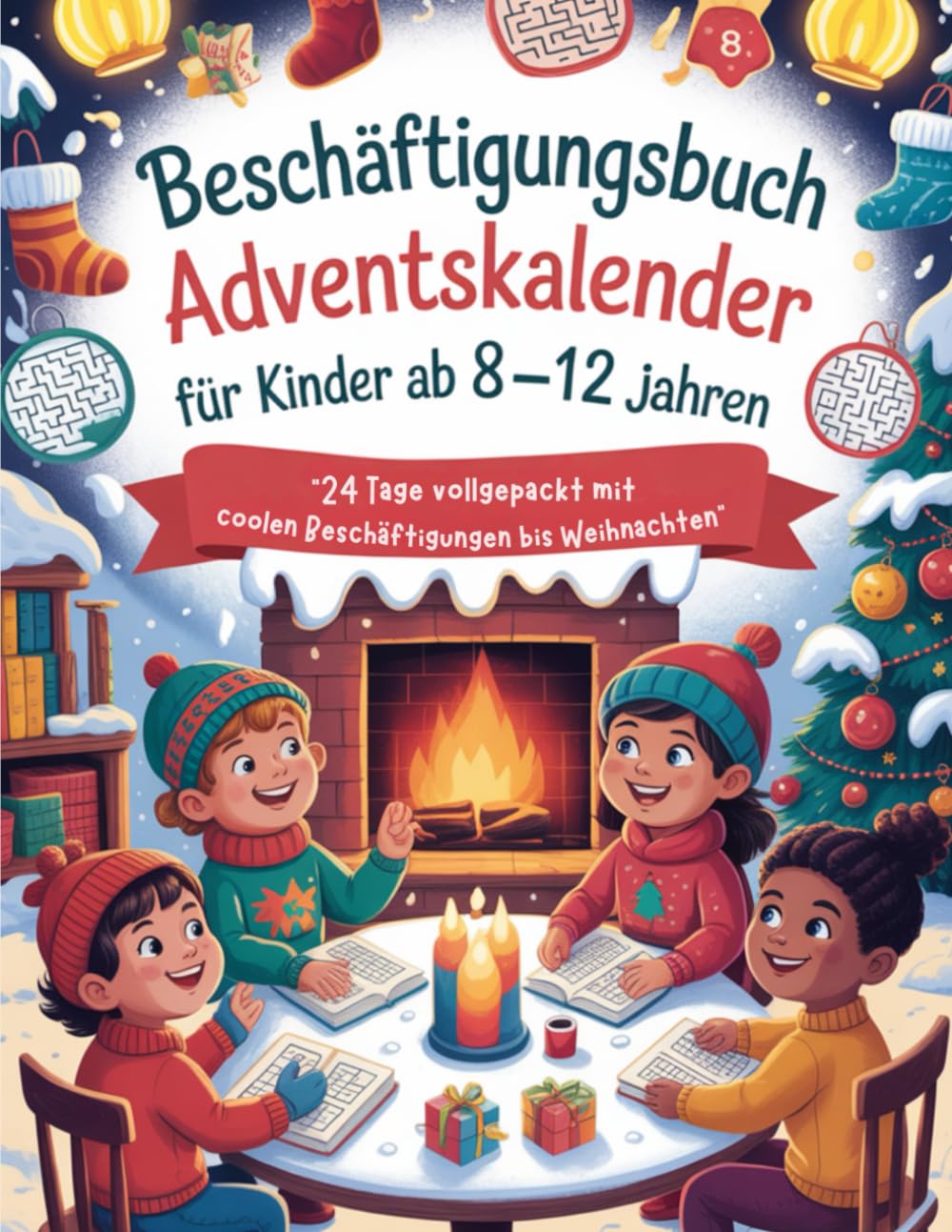 Independently published Beschäftigungsbuch Adventskalender für Kinder ab 8-12 Jahren: 24 Tage vollgepackt mit coolen Beschäftigungen bis Weihnachten - Rätsel ... Kinder (Rätsel Adventskalender 2023, Band 1)