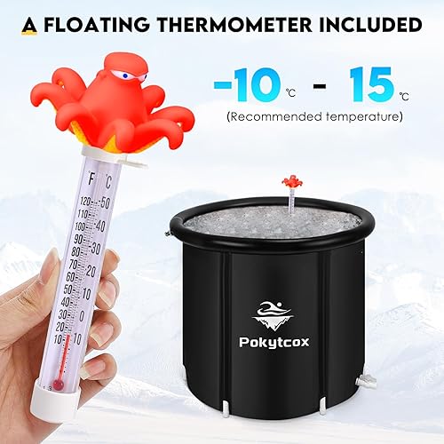 Miniatura 2 de Bañera de hielo Cold Plunge Icepod portátil para bañera con tapa, cubo de recuperación plegable grande, barril de hielo Arctic Pod - Bañeras de