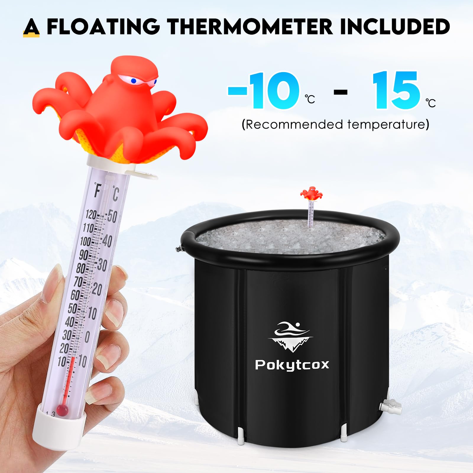 Ice Bath Tub Cold Plunge Portable Bathtub Icepod