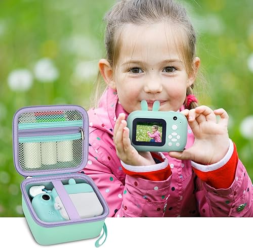 Miniatura 7 de PAIYULE Funda para cámara infantil compatible con cámara instantánea para niños, cámaras de video digitales, bolsa de almacenamiento para cámaras de