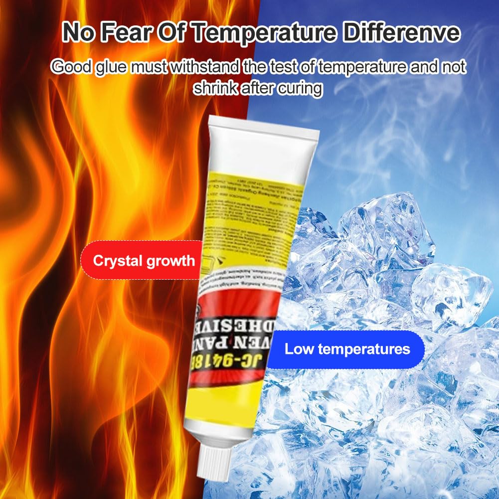 Colla Alte Temperature,100ml Silicone Alta Temperatura,Silicone Alte Temperature Nero,Sigillante Alte Temperature,Indurimento Rapido, Adatto per Sigillante Alta Temperatura per Caminetti,Forni,Auto