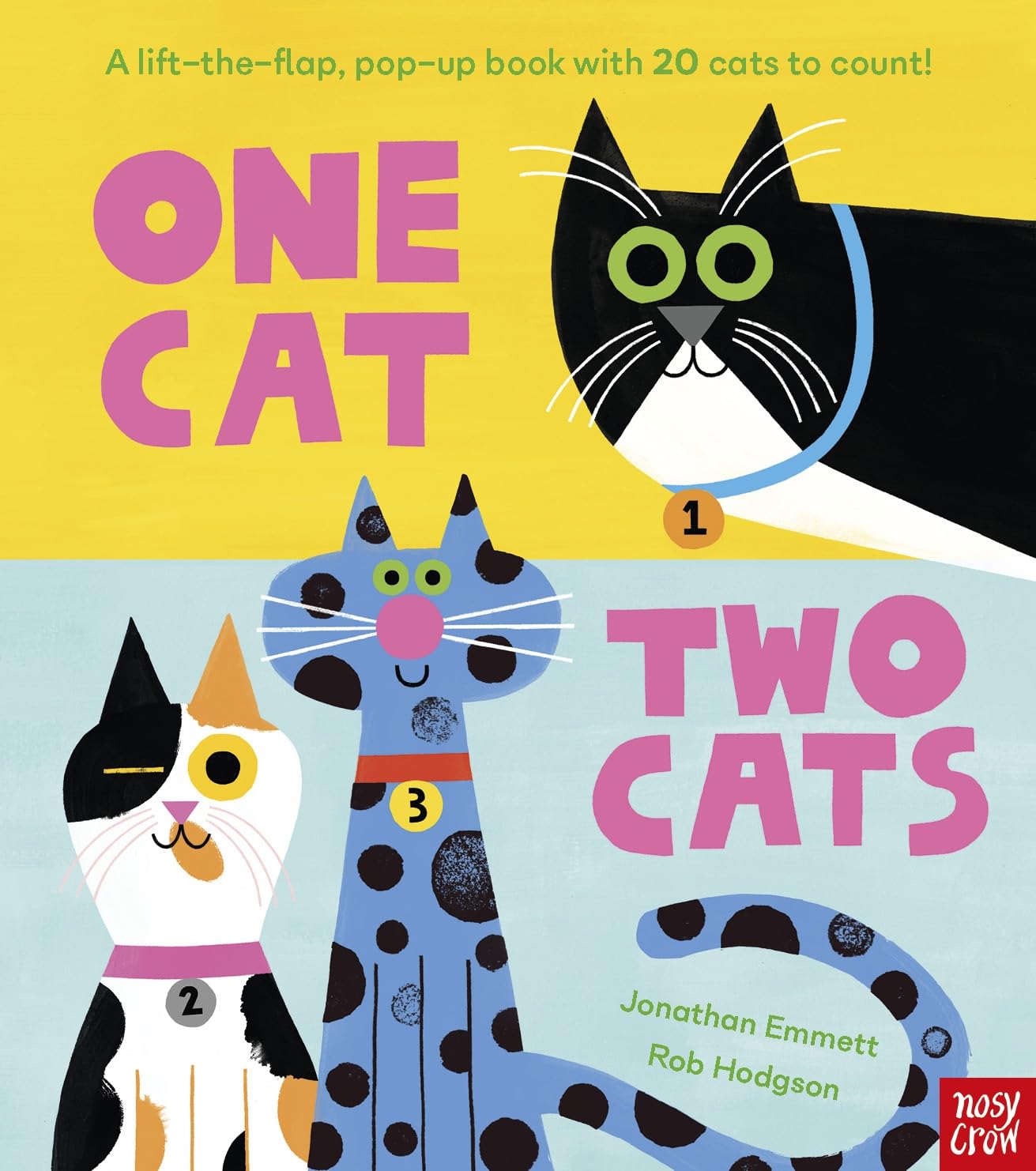One Cat, Two Cats: A lift-the-flap, pop-up book with 20 cats to