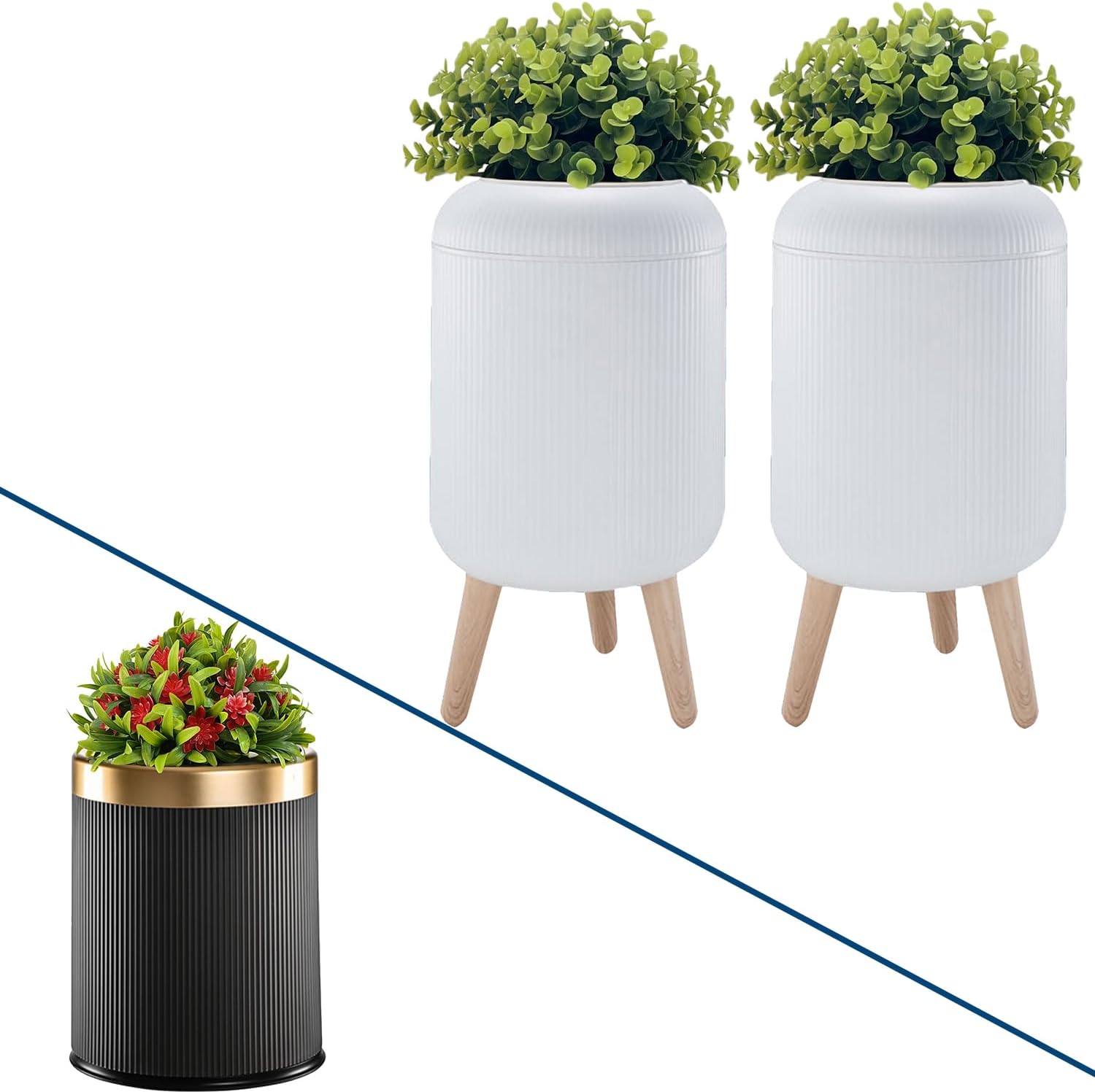 Yatmung 3 Pack - Dog Poop Trash Can Outside