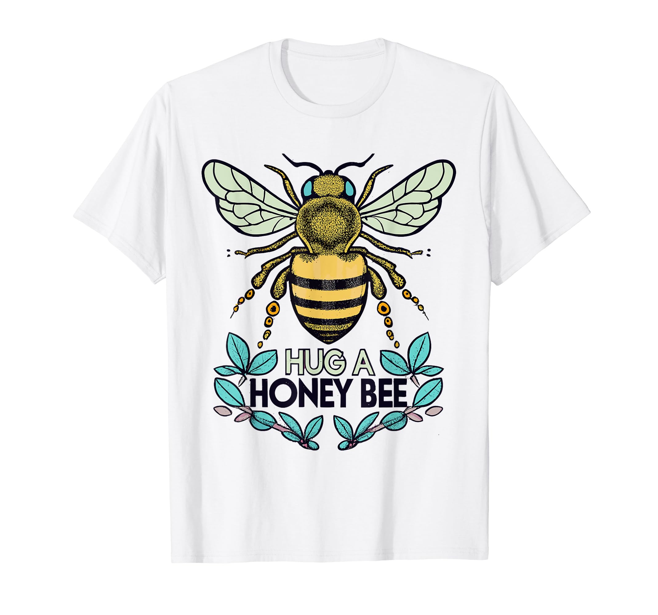 Let it Bee 花と蜂のTシャツ Let it Bee 花と蜂のTシャツ