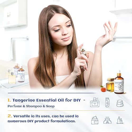 Miniatura 588 de HIQILI Aceite esencial de albahaca de 1 fl oz, 100% puro sin diluir para la piel, difusor, 1.0 fl oz