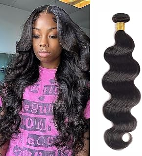CEPEEN Body Wave Bundle Human Hair 18 Inch 10A Grade Human Hair Bundles 100% Unprocessed Brazilian Hair Bundles Double Machin Weft(Single Bundle)