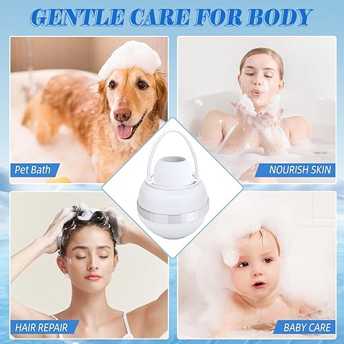 Miniatura 4 de Filtro de baño para bañera, filtro de agua para tina para piel y cabello más suaves, filtro de agua de baño de filtración de grado hotelero de 8