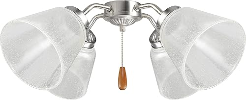 Miniatura 2 de Aspen Creative 23174-60-4, pantalla de vidrio de repuesto para ventilador de techo transparente de transición, ajuste de 2-18 pulgadas, tamaño 4-34