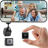 Vista 9 de Mini cámara oculta WiFi inalámbrica - Cámara de seguridad interior con detección de movimiento, visión nocturna, control de aplicaciones