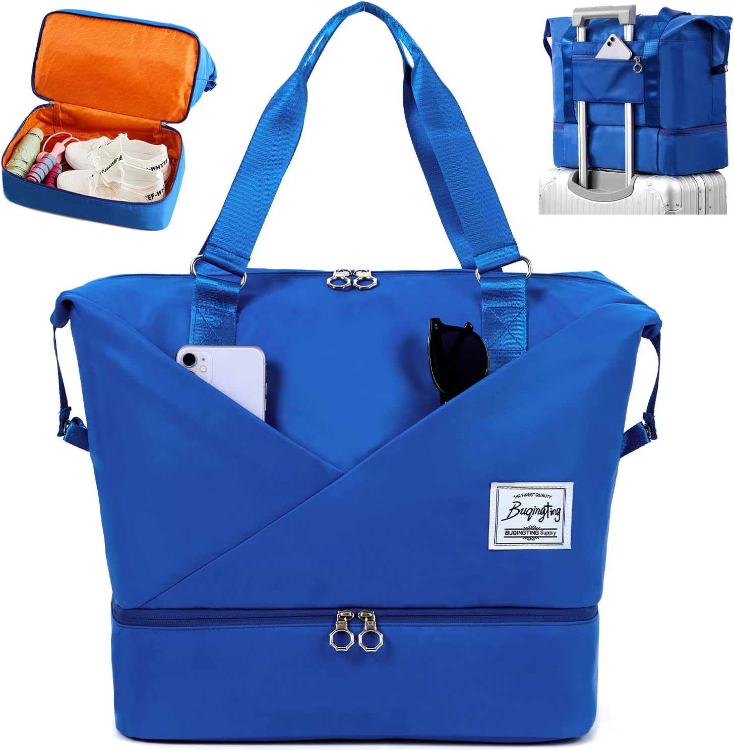 FIORETTO Womens Travel Bag Duffle Bag with Laptop