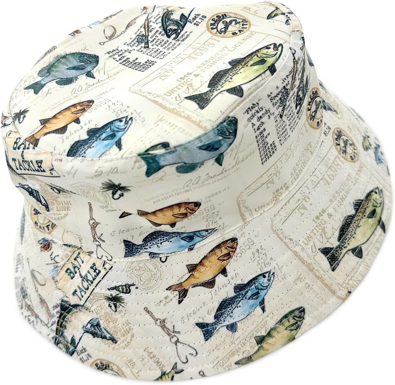 Fishing Bucket Hats Reversible Funny Fishing Hats for Men Embroidery Fisherman Hat Beach Sun Hat Summer Outdoor Unisex - Image 3