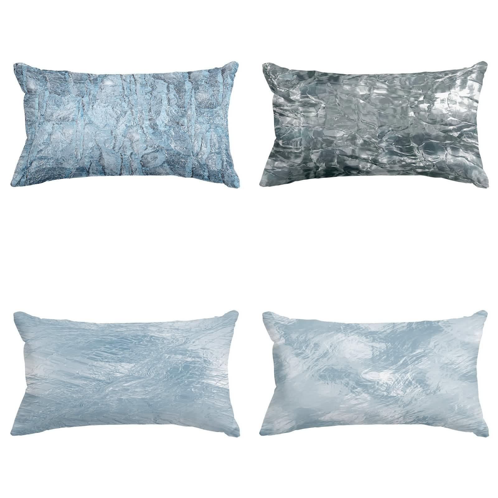 Housse de coussin pour canapé effet soie CEVAN, le confort au salon