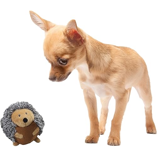 SPOT Butterballs Forest Animals Dog Toy-Soft, Stuffed, Squeaky, Plush Fabric Toy for Mini and Small Dogs and Puppies, Enrichment for Light Chewers and Cuddlers, 4in, Assorted Styles, 1 Piece
