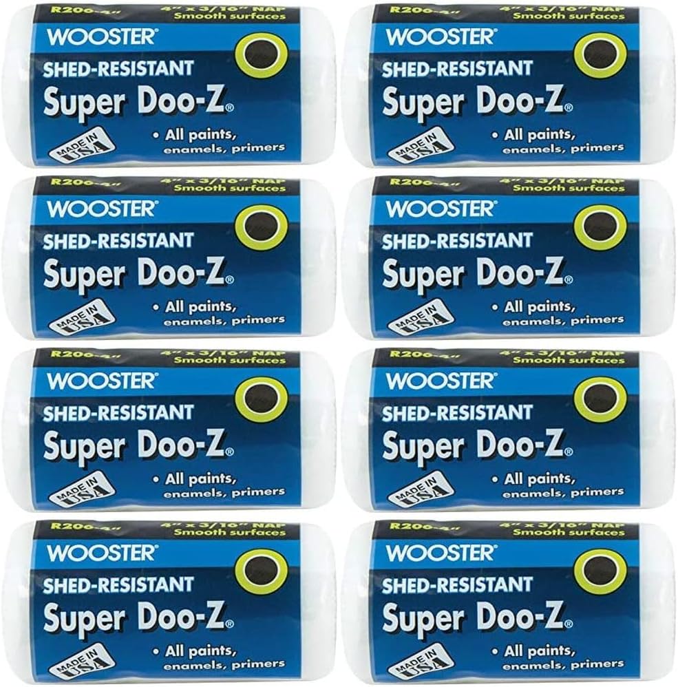Wooster Super Doo-Z Roller Cover Polypropylene 3/16 "" Nap 4 """