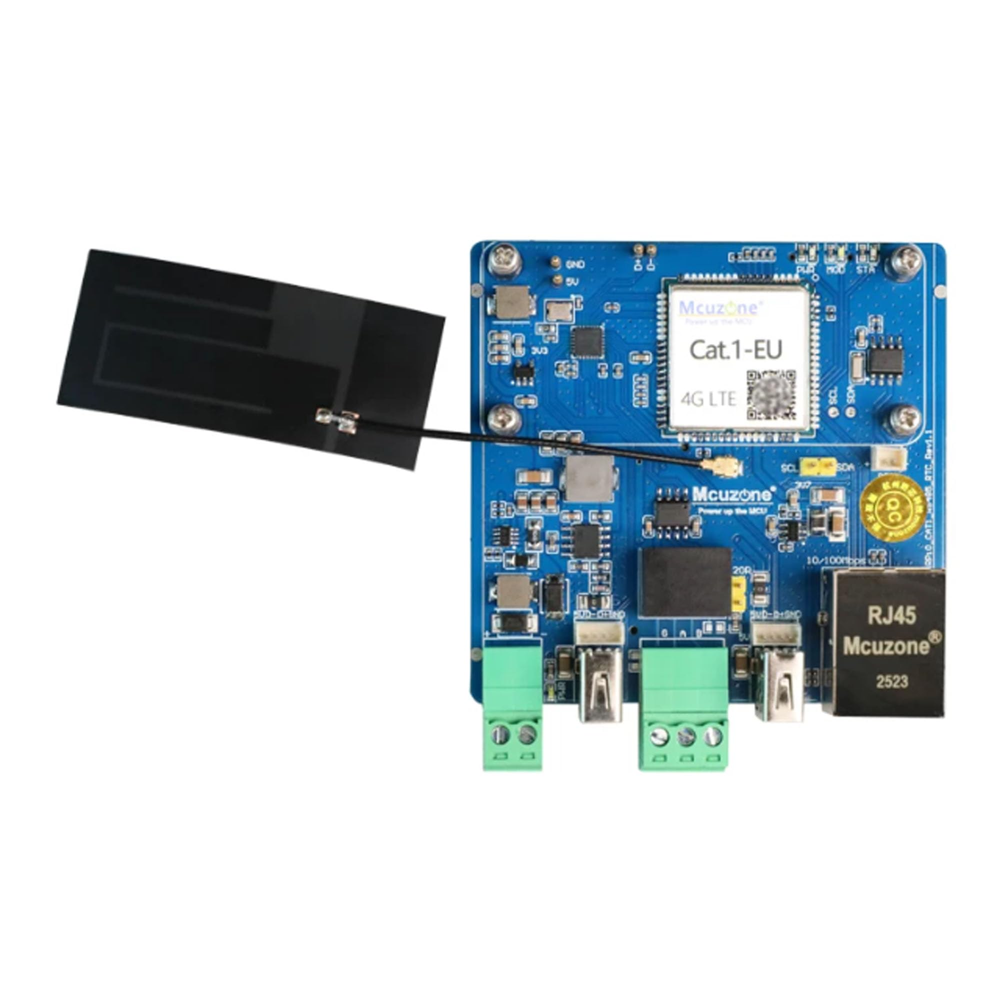 Scheda di espansione per Raspberry Pi Zero 2 W, scheda madre con RS485 e CAT.1 4G LTE, ingresso 9-24 V, con RTC