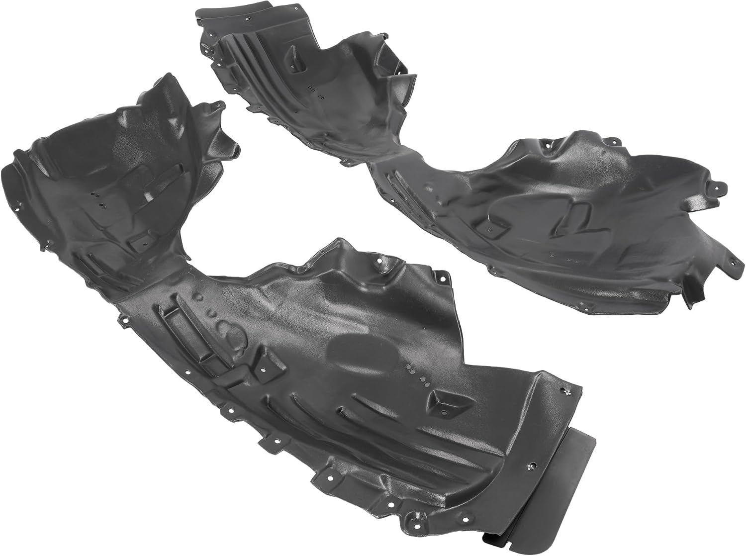 Front Fender Liner Compatible with 2020-2024 Ford Explorer, Police Interceptor, W/O Insulation Foam, Replacement for LB5Z16102C LB5Z16102B Inner Wheel Liner Splash Shields Guard