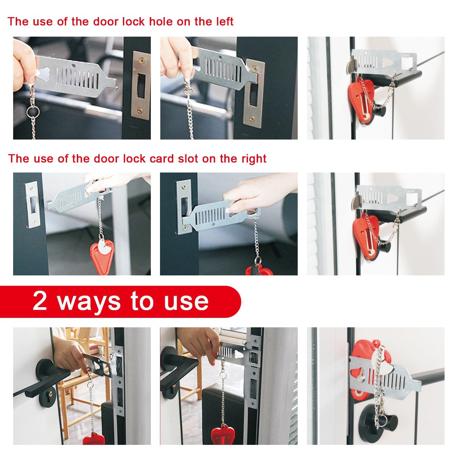 ALLARME SOTTOPORTA FUNZIONE FERMA PORTA CASA NEGOZIO UFFICIO | Leroy Merlin