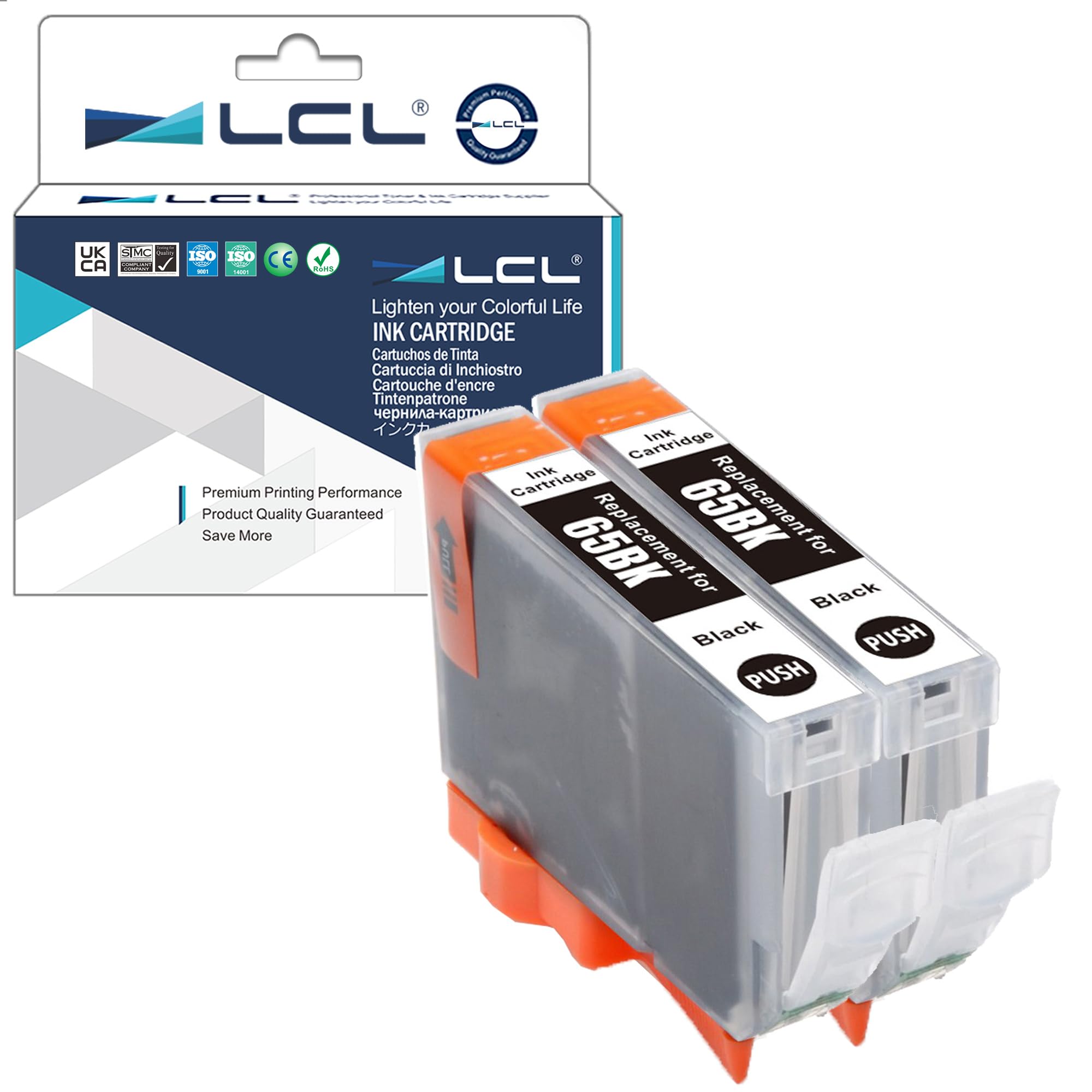 CLI-65 BK encre noire compatible Canon PRO-200S pour éviter les buses bouchées LCL - 7