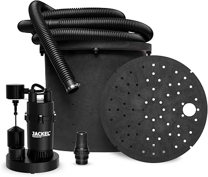 JACKEL 1/4 HP Utility Flood Pump Kit