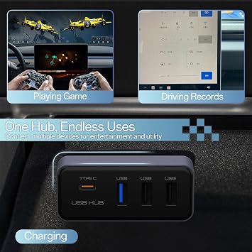 USB Hub for Tesla Model Y Juniper Model 3 Highland Model Y L