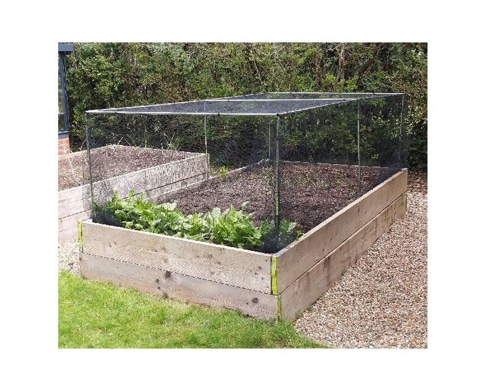 Gardening Naturally Veg Cage Kit H700mm x W1.5m x L 1.8m Soft Butterfly