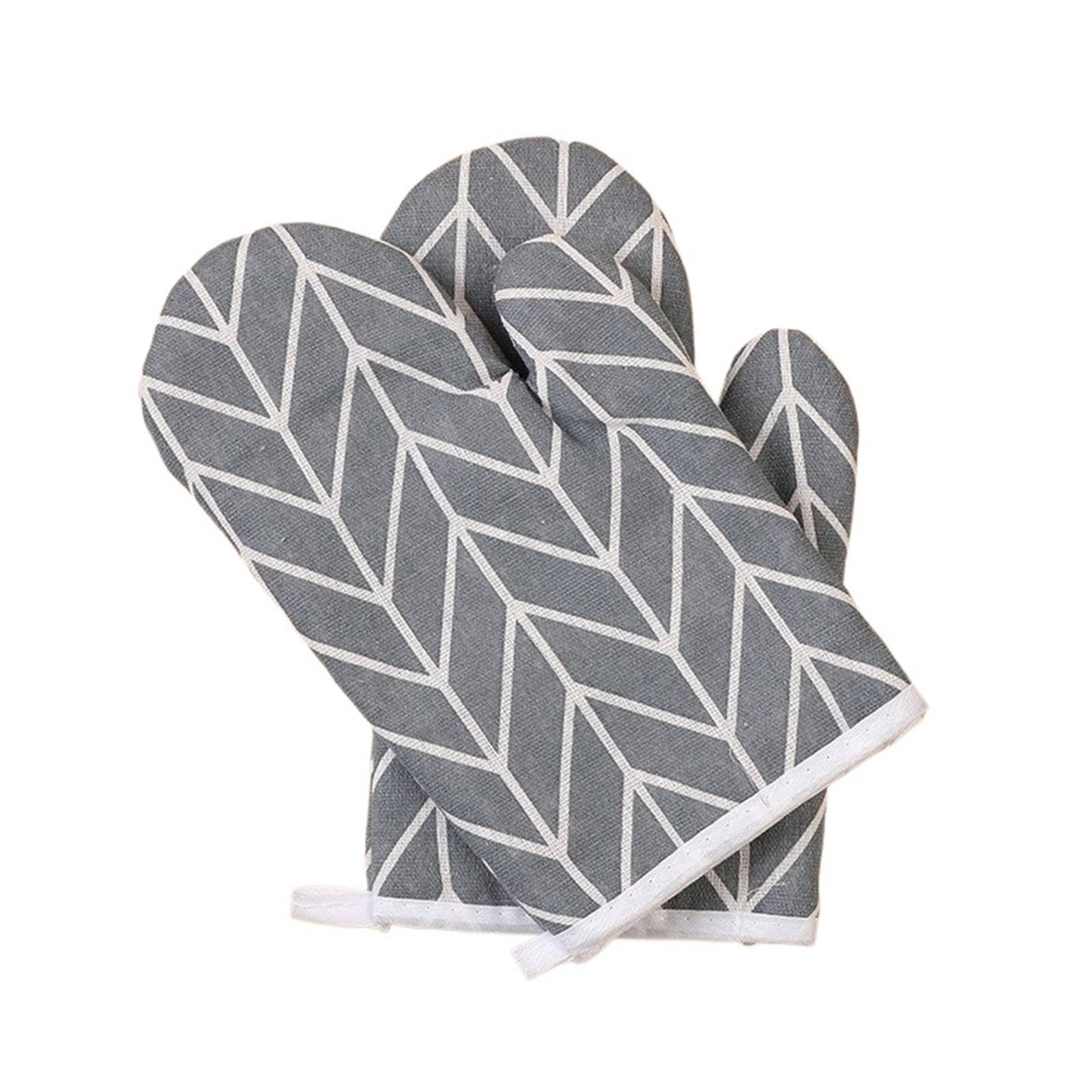 MRKU Baking Mitts Cooking oven gloves 1pcs Kitchen Microwave High Temperature Resistant