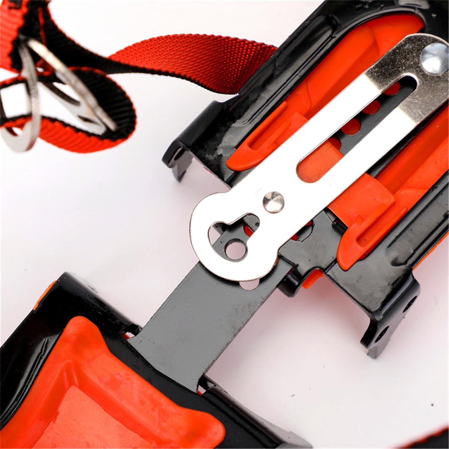 Ramponi Antiscivolo Neve 12 Punte Acciaio per Scarpe 36-46 | Materiale: Acciaio Manganese, TPU, , Regolabile, Universale, Leggero, Antiscivolo, Escursionismo, Trekking