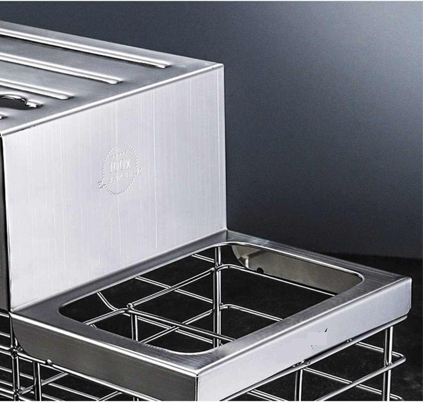 Bloque Cuchillos Cocina Soporte para Cuchillos De Ventilación Hueca, Soporte Universal De Acero Inoxidable para Palillos, Bloque para Cuchillos De Cocina