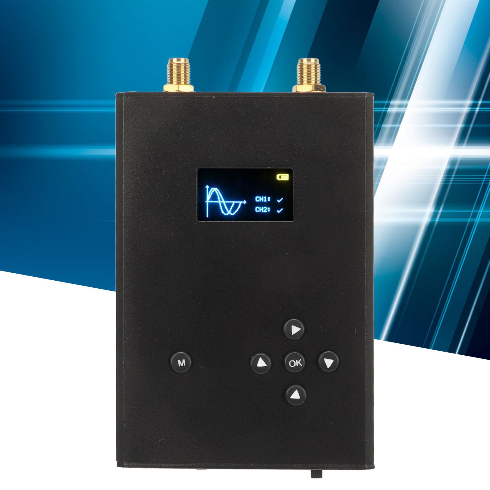 Generador de Señal Portátil, Generador de Funciones de Forma de Onda Arbitraria de Alta y Baja Frecuencia CH1 23,5 MHz - 6 GHz CH2