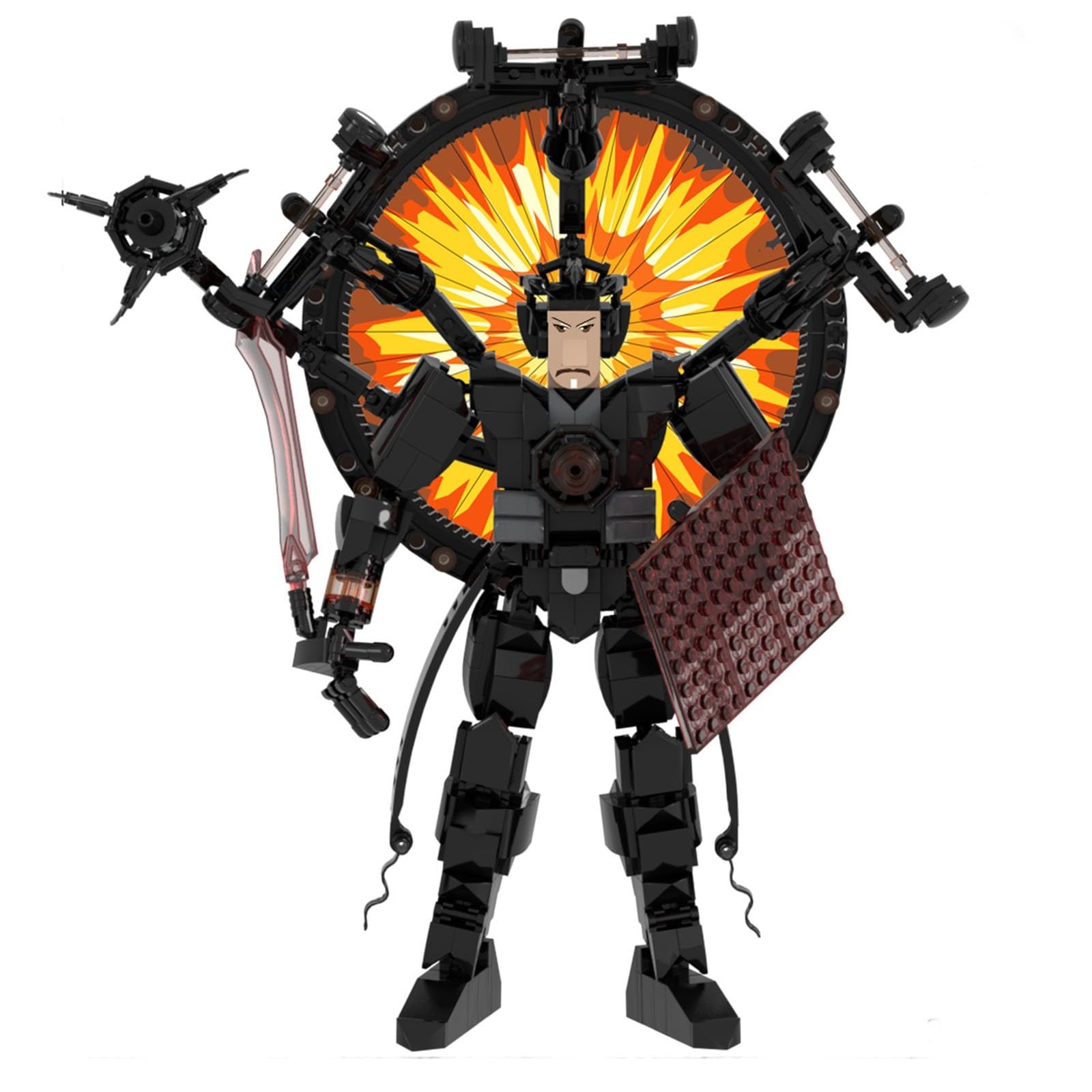 Building Blocks Figures Toy Toilet Titan Cameraman Speakerman Clock TV Man Game Upgraded Action Mutant Model Funny Ideas Collectible Birthday Gift Skibidi Buildable Brick Adults Kids Fans Boys Girls G