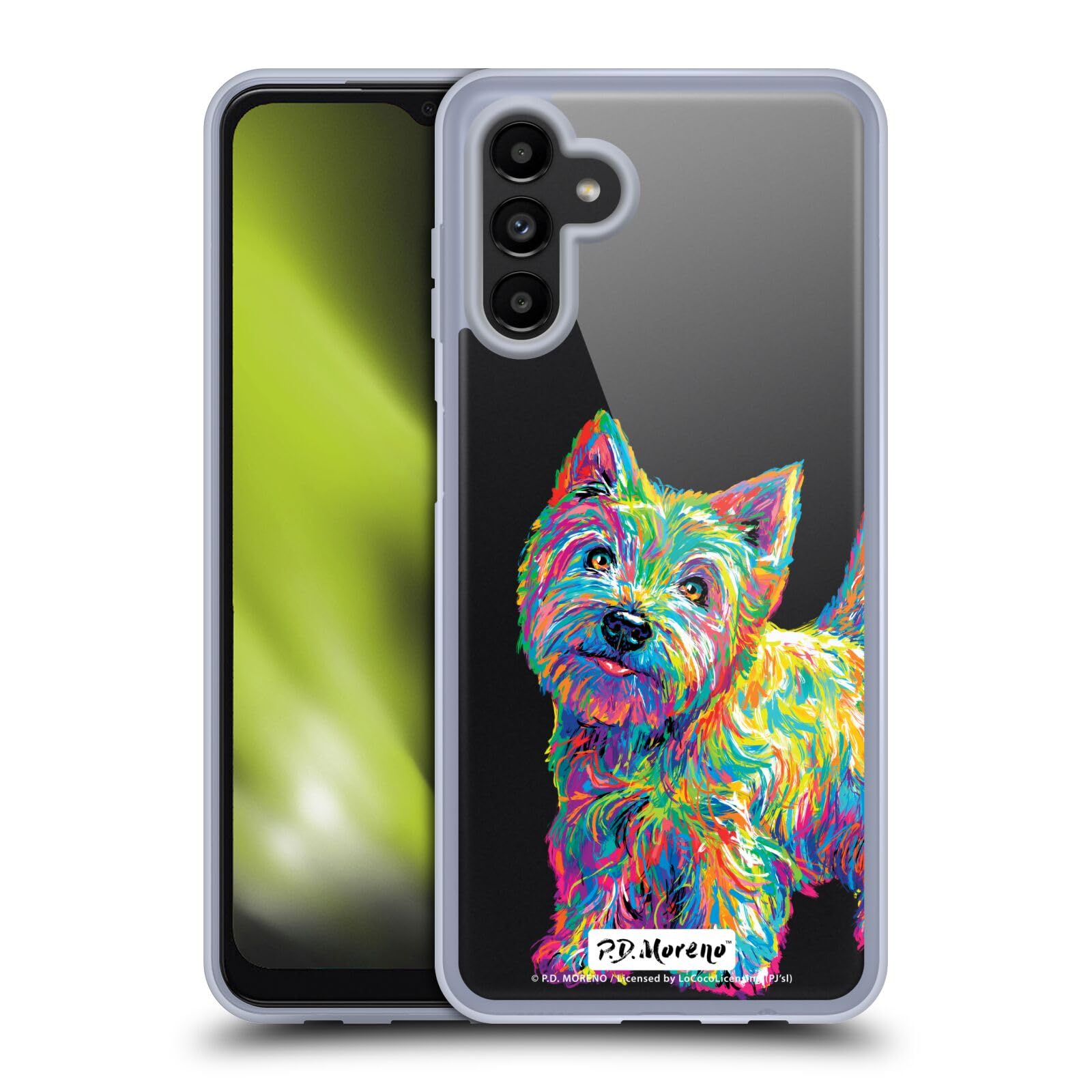 Carcasa Samsung Galaxy A13 5G de gel flexible con diseño de perro 7