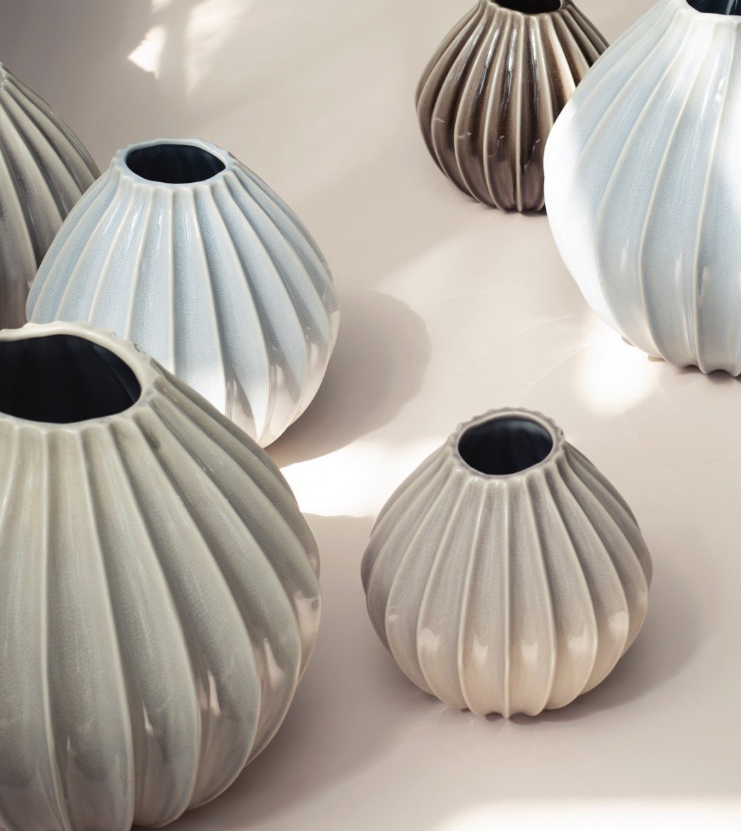 broste Copenhagen14445168 Vase, Ceramic, Brown