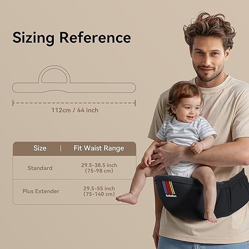 Miniatura 8 de Portabebés ergonómico 2 en 1 para recién nacidos a niños pequeños de hasta 44 libras, desmontable manos libres para bebés, transporte orientado